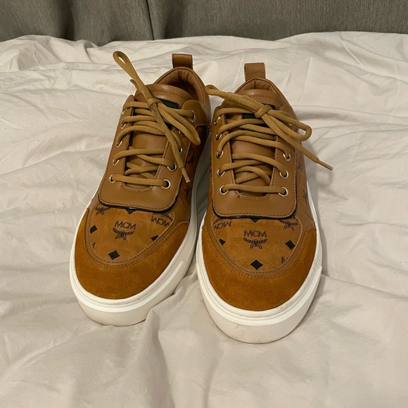 MCM Skyward Monogram Platform Sneakers Size 40 - Picture 9 of 10